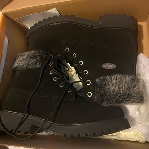 Convoy Fur black boots